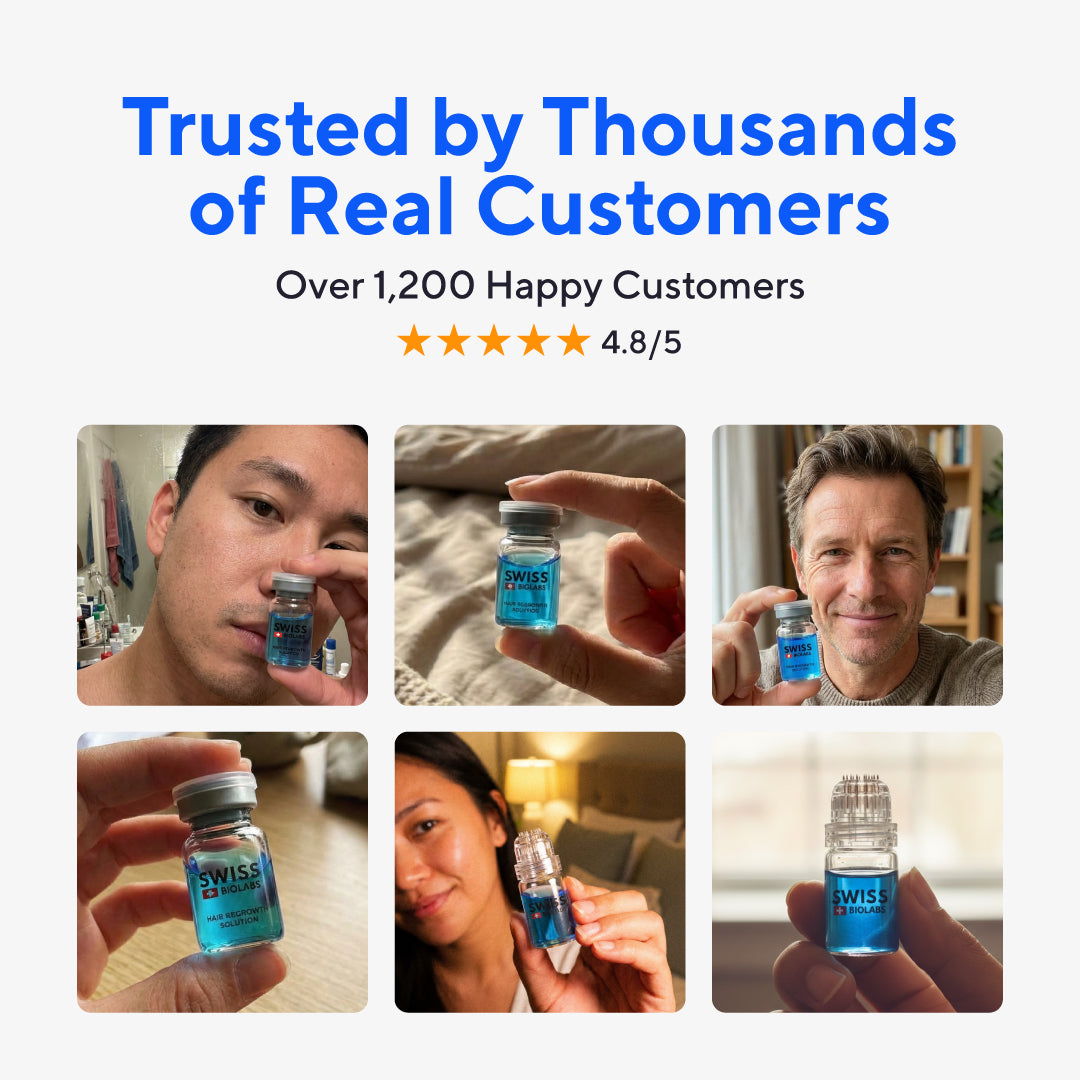 Glow Peptide Infusion – Microneedling Hair Growth Therapy with GHK-Cu & Multi-Peptide Complex