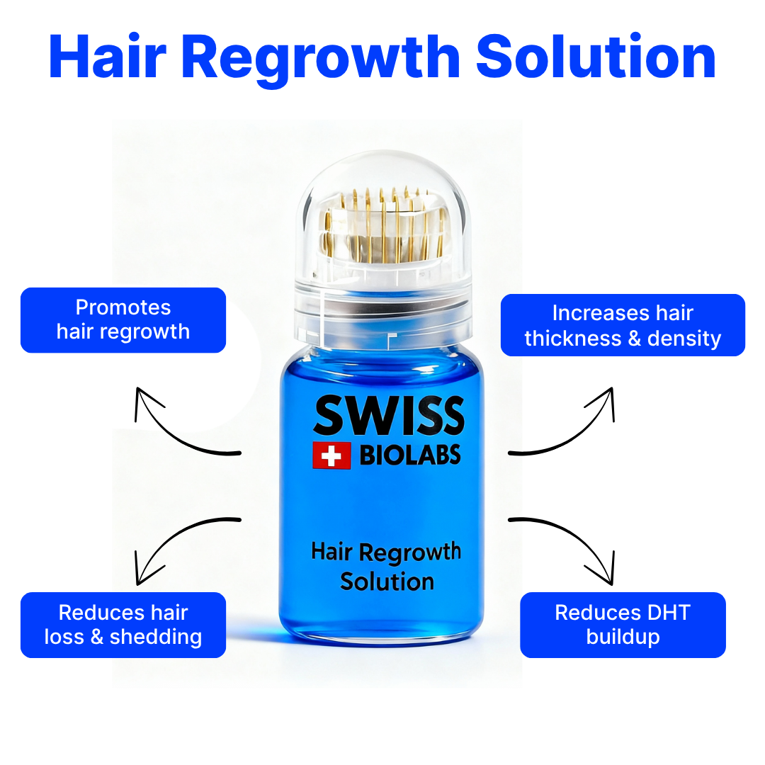 Glow Peptide Infusion – Microneedling Hair Growth Therapy with GHK-Cu & Multi-Peptide Complex