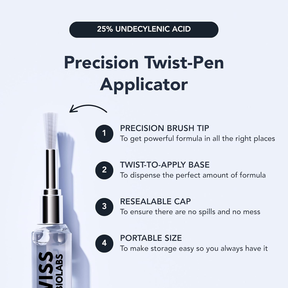 Antifungal Nail Pen – Maximum Strength Therapy with 25% Undecylenic Acid