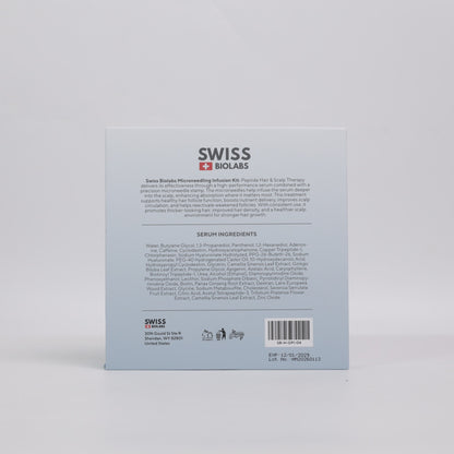 Glow Peptide Infusion – Microneedling Hair Growth Therapy with GHK-Cu & Multi-Peptide Complex