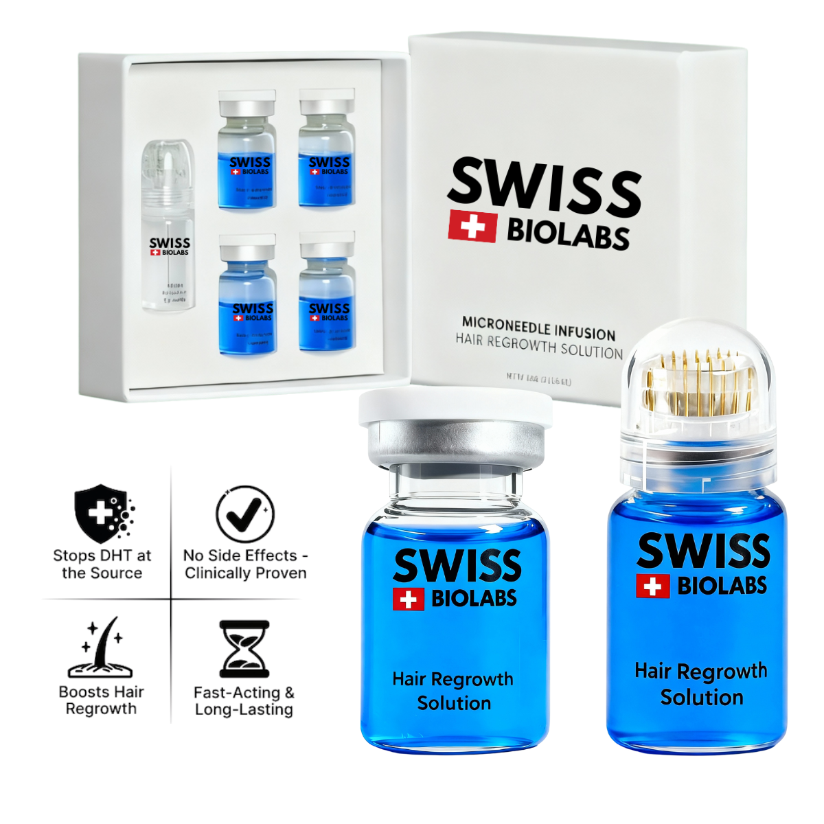 Glow Peptide Infusion – Microneedling Hair Growth Therapy with GHK-Cu & Multi-Peptide Complex